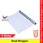 【340mmX5meter】 Lion Super Clear Book Wrapper X 1-Roll #PembalutBuku #包书纸 #BookWrapper #3405 #透明包书纸