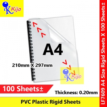 A4 Size Rigid Sheet PVC Transparent Cover 1 X 100sheets± #A4 #Color #透明塑料片 #PVC #RigidSheet #TransparentCover #7609 A4 Size Rigid Sheet PVC Transparent Cover 1 X 100sheets± #A4 #Color #透明塑料片 #PVC #RigidSheet #TransparentCover #7609