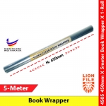 【450mmX5meter】 Lion Super Clear Book Wrapper X 1-Roll #PembalutBuku #包书纸 #BookWrapper #4505 #透明包书纸