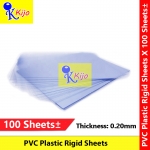 A4 Size Rigid Sheet PVC Transparent Cover 1 X 100sheets± #A4 #Color #透明塑料片 #PVC #RigidSheet #TransparentCover #7609 A4 Size Rigid Sheet PVC Transparent Cover 1 X 100sheets± #A4 #Color #透明塑料片 #PVC #RigidSheet #TransparentCover #7609