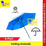UV Folding Umbrella UV Protection Travel Mini Pocket Umbrella Payung Hujan #4-Port #6765 #Travel #Umbrella #折叠伞 #折雨伞