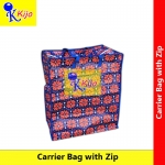 【12-PCS】 Beg Guni Besar Zip Tebal Laundry Bag Waterproof Beg Balik Kampung Travel Bag Large Storage #3782