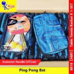 Kuang Feng 2-PCS Table Tennis Racket + 3-PCS Ping Pong Ball X 1-SET #8818 #Kijo #A881 #乒乓球拍 #狂风 #PingPong