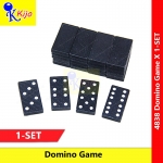 Domino Game with Box / Spots Mini Dots Game Traditional Dominoes with Black 28 Piece #4838