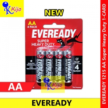 Eveready Super Heavy Duty 1215 AA BP4 X 1-Card