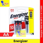 Energizer MAX AA Battery BP-2+1 X 1-CARD #9331