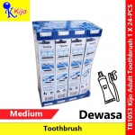【24-PCS】 KIJO Adult Toothbrush Medium 1 X 24-PCS #KIJO #Adult #BerusGigi #Toothbrush #牙刷 #成人 #1053