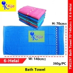 【6-PCS】 70x140cm± Bath Towel 100% Cotton Tuala Mandi  1 X 6-PCS #360G± #TualaMandiBesarTebal #2297