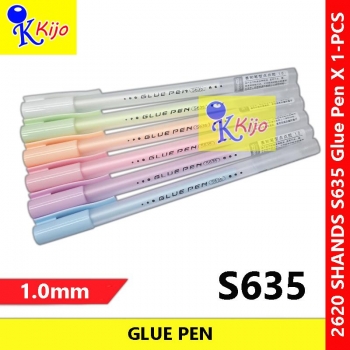 Glue Pen Easy Clean Super Macaron Glue Pen Isi Gam Color Glue Pen #S635 #1.0mm #SHANDS #2620
