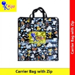 【12-PCS】 Beg Guni Besar Zip Tebal Laundry Bag Waterproof Beg Balik Kampung Travel Bag Large Storage #3782