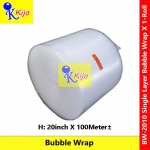 Bubble Wrap Single Layer 20inch X 100meter± #BubbleWrap #SingleLayer #BW-2010 #泡泡纸 #泡泡膜 #wrapping #fragile