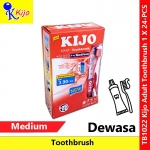 【24-PCS】 KIJO Adult Toothbrush Medium 1 X 24-PCS #KIJO #Adult #BerusGigi #Toothbrush #牙刷 #成人 #1022