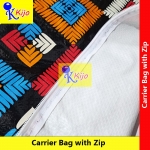 【12-PCS】 Beg Guni Besar Zip Tebal Laundry Bag Waterproof Beg Balik Kampung Travel Bag Large Storage #3782