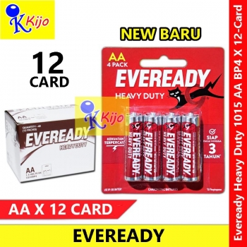 Eveready Heavy Duty 1015 AA BP4 X 12-Card