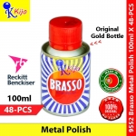 【48-PCS】 Brasso Metal Polish 100ml X 48-PCS #ReckittBenckiser #Brasso #MetalPolish #100ml