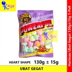 Harimau Colorful Powerful Ubat Gegat Heart Shape 130g± 15g X 1-PeK