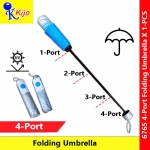 UV Folding Umbrella UV Protection Travel Mini Pocket Umbrella Payung Hujan #4-Port #6765 #Travel #Umbrella #折叠伞 #折雨伞