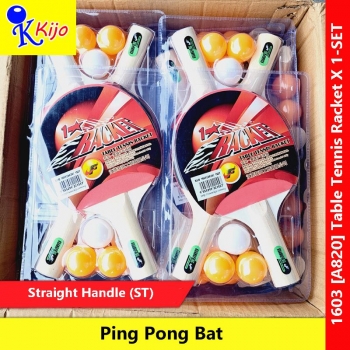 Kuang Feng 2-PCS Table Tennis Racket + 3-PCS Ping Pong Ball X 1-SET #1603 #Kijo #A820 #乒乓球拍 #狂风 #PingPong Kuang Feng 2-PCS Table Tennis Racket + 3-PCS Ping Pong Ball X 1-SET #1603 #Kijo #A820 #乒乓球拍 #狂风 #PingPong
