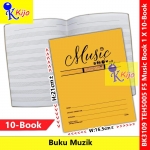 【10-Book】 Music Book Buku Latihan Muzik Garis Lima Music Class Book 5-line #5 # #F5 #MusicBook #BukuMuzik