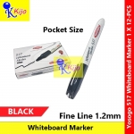 【12-PCS】 Yosogo 517 Pocket Size Whiteboard Marker #Yosogo #517 #whiteboardmarker #Pocketsize
