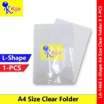 A4 F4 Size Clear Holder L-Shape X 1-PCS #Transparent Folder File #LA-1466 #UA-9101 #CA-9102 #A4Size #ClearHolder