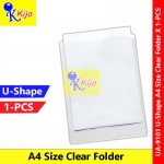 A4 F4 Size Clear Holder L-Shape X 1-PCS #Transparent Folder File #LA-1466 #UA-9101 #CA-9102 #A4Size #ClearHolder