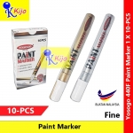 【10-PCS】 Yosogo Paint Marker Fine 1 X 10-PCS #440F #Gold #Silver #PaintMarkerPen #Paint #Yosogo