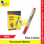 【12-PCS】 Yosogo A70 Permanent Marker Fine 2.5mm #yosogo #A70 #MarkerPen #Marker
