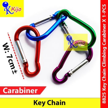 【7cm】Master King Key Chain D Shape Climbing Carabiner #8825