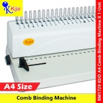 Kijo BM1729 A4 Size 21-Hole Plastic Comb Binding Machine #Kijo #BM1729 #BindingMachine #PlasticComb