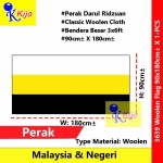 90cm± X 180cm± Perak Flag Woolen Flag Negeri Perak Darul Ridzuan #3639 #WoolenFlag #Tebal #Perak