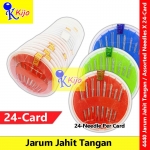 【24-Card】 Assorted Needles Set Hand Sewing Needles Mix Set #JarumJahitTangan #4440 #Needle #Jarum