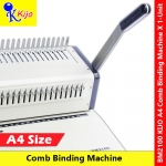 Kijo BM2100 A4 Size 21-Hole Plastic Comb Binding Machine #Kijo #BM2100 #A4 #21hole #BindingMachine #PlasticBindingComb