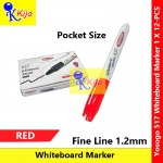 【12-PCS】 Yosogo 517 Pocket Size Whiteboard Marker #Yosogo #517 #whiteboardmarker #Pocketsize