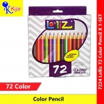 Lolliz 72 Colored Pencils Pensil Warna 72 Colour #ColorPencil #7224 #Lolliz #Wood #PensilWarna #Art #Coloring