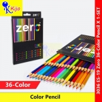 Zero 36 Color Pencil Wood Pensil Warna Coloring Pencil #3036 #ES-19 #Zero #36Color #ColorPencil #PensilWarna