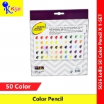 Lolliz 50 Colored Pencils Pensil Warna 50 Colour #ColorPencil #5036 #Lolliz #Wood #PensilWarna #Art #Coloring
