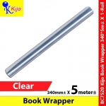 Kijo PVC Clear Book Cover Wrapper 340mm± X 5meter± #7520 #BookCover #BookWrapper #Kijo #PembalutBuku #Plastic #包书纸