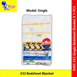 333 Bedsheet Blanket 100%Cotton Single Size Selimut Cover Tilam AAA Grade #8495 #333 #Single #Bedsheet #Blanket #床单 #被单