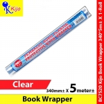 Kijo PVC Clear Book Cover Wrapper 340mm± X 5meter± #7520 #BookCover #BookWrapper #Kijo #PembalutBuku #Plastic #包书纸