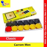 Classic Special Double Polished Carrom Men Classic Plastic Carrom Men #Kijo #9066-24