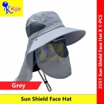 Sun Shield Face Hat / UV Sport Hat / Topi Jepun Soldier / Fishing Hat / Camping Hat / Sun Hat #2551 #日本军帽子 #防晒帽子