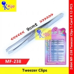 【12-PCS】 V Shape Tweezer Flat Mount / Sepit Janggut / Twizzer / Sepit Uban Penyepit Bulu #不锈钢 #拔毛器 #镊子 #2464