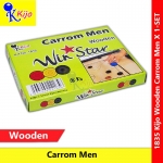 Kijo Win Star Wooden Carrom Men Classic Wooden #1835 #Kijo #Wooden #Playwin #CarronMen #WinStar