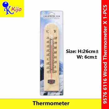 9576 6116 Kijo Wood Thermometer #木温度计