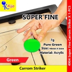 Acrylic Super Fine Carrom Striker 7g 48mm X 5mm ~ Green #4904 #SuperFine #Acrylic #CarromStriker #7g