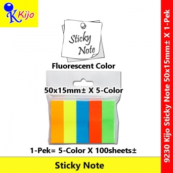 Kijo 50x15mm± Sticky Note Adhesive Glue Memo Pad Post-it Note #9230 #StickyNote #MemoPad #Post-it