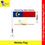 Melaka Spring Motor Bicycle Flag Melaka Bandaraya Bersejarah #7489 #motorflag #bicycleflag #springflag #Q5 #马六甲