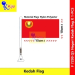 Kedah Spring Spring Motor Bicycle Flag Kedah Darul Aman #7299 #motorflag #bicycleflag #springflag #Q5 #吉打
