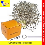 【200-PCS±】 Curtain Spring Screw Hook Nickle Eyes Screw Dawai Spring Langsir #8767 #窗帘弹簧钩 #HookCurtainSpring #NickleEyes